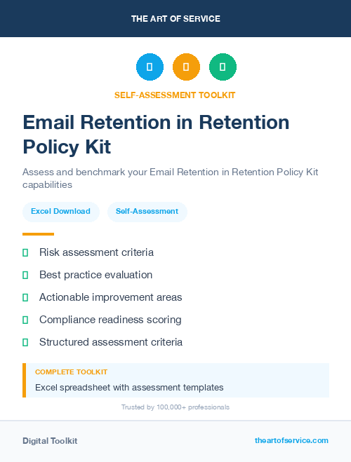Email Retention in Retention Policy Kit