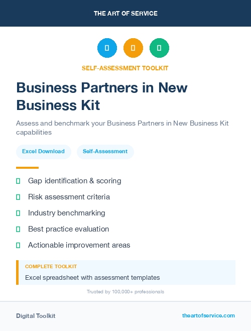 Business Partners in New Business Kit