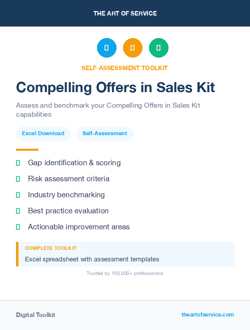 Compelling Offers in Sales Kit