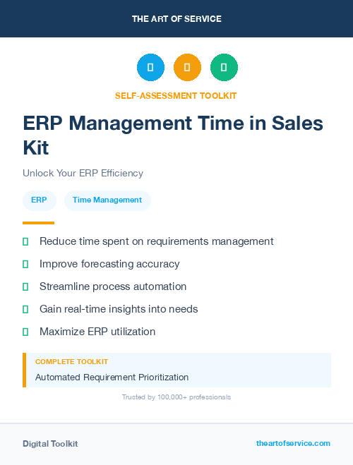 ERP Management Time in Sales Kit
