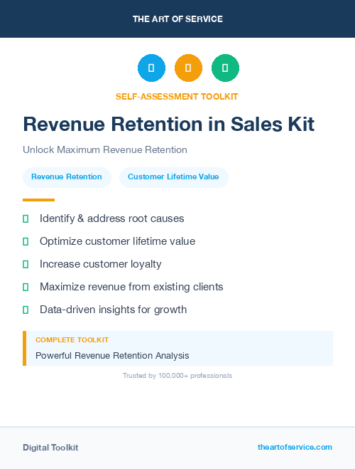 Revenue Retention in Sales Kit