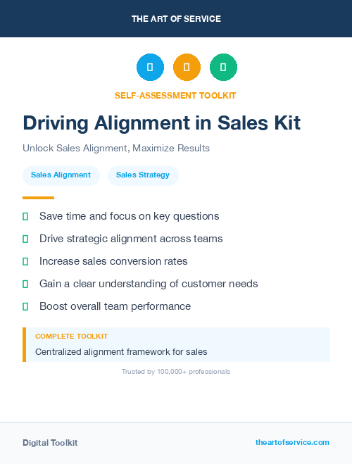 Driving Alignment in Sales Kit