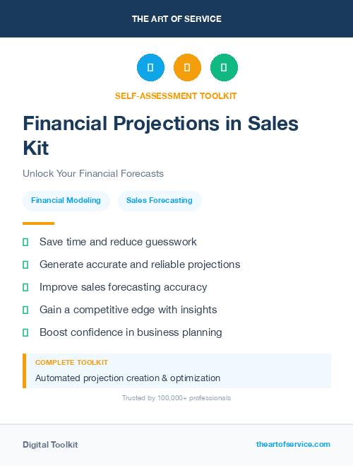 Financial Projections in Sales Kit