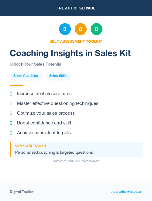 Coaching Insights in Sales Kit