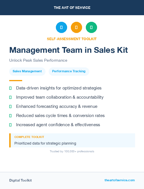 Management Team in Sales Kit