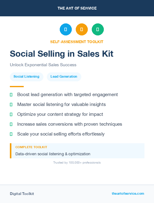 Social Selling in Sales Kit