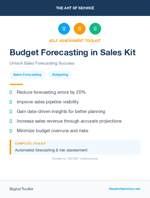Budget Forecasting in Sales Kit