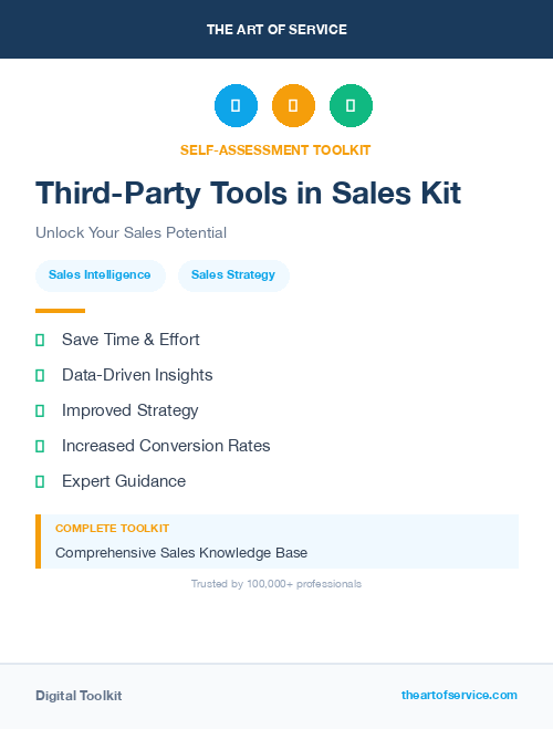 Third-Party Tools in Sales Kit