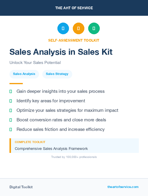 Sales Analysis in Sales Kit