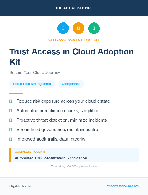 Trust Access in Cloud Adoption Kit