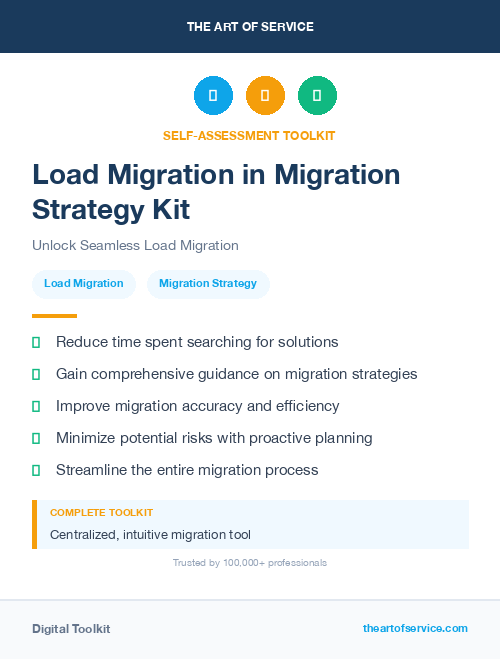 Load Migration in Migration Strategy Kit