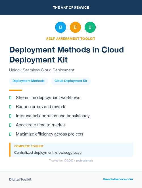 Deployment Methods in Cloud Deployment Kit