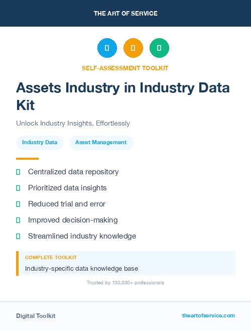 Assets Industry in Industry Data Kit