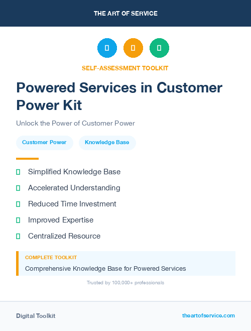 Powered Services in Customer Power Kit