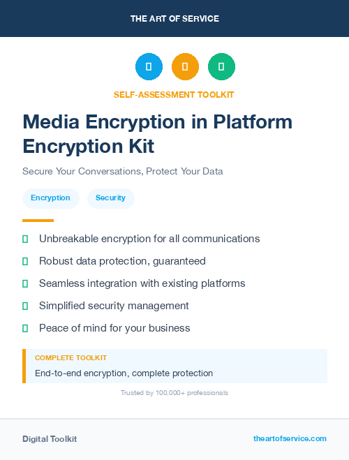 Media Encryption in Platform Encryption Kit