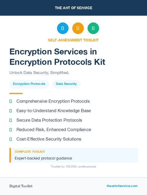 Encryption Services in Encryption Protocols Kit