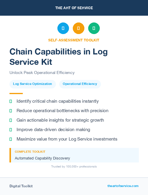 Chain Capabilities in Log Service Kit