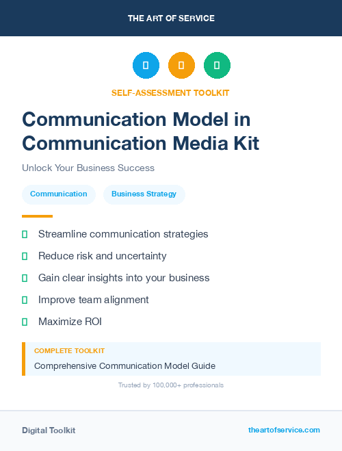 Communication Model in Communication Media Kit
