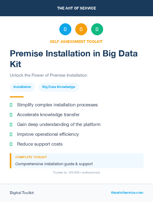 Premise Installation in Big Data Kit
