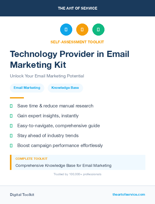 Technology Provider in Email Marketing Kit