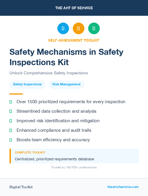 Safety Mechanisms in Safety Inspections Kit