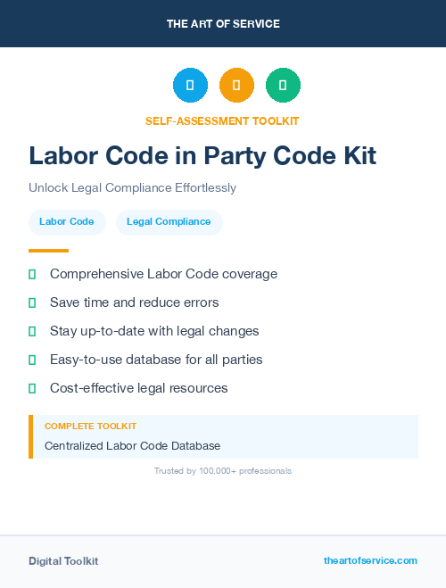 Labor Code in Party Code Kit