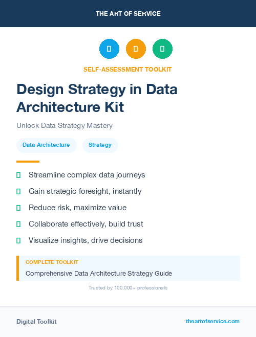 Design Strategy in Data Architecture Kit