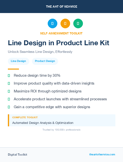 Line Design in Product Line Kit