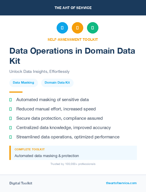 Data Operations in Domain Data Kit