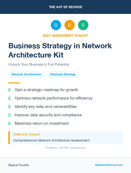 Business Strategy in Network Architecture Kit