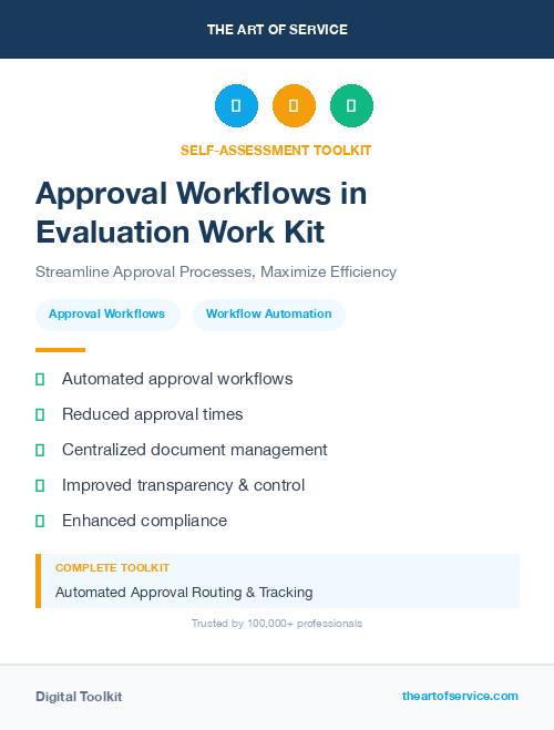 Approval Workflows in Evaluation Work Kit