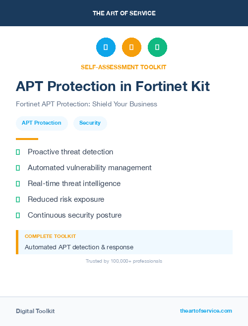 APT Protection in Fortinet Kit