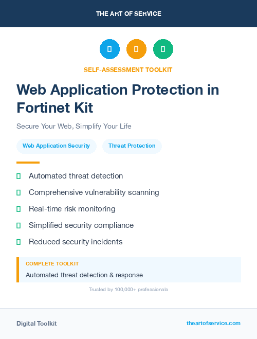 Web Application Protection in Fortinet Kit