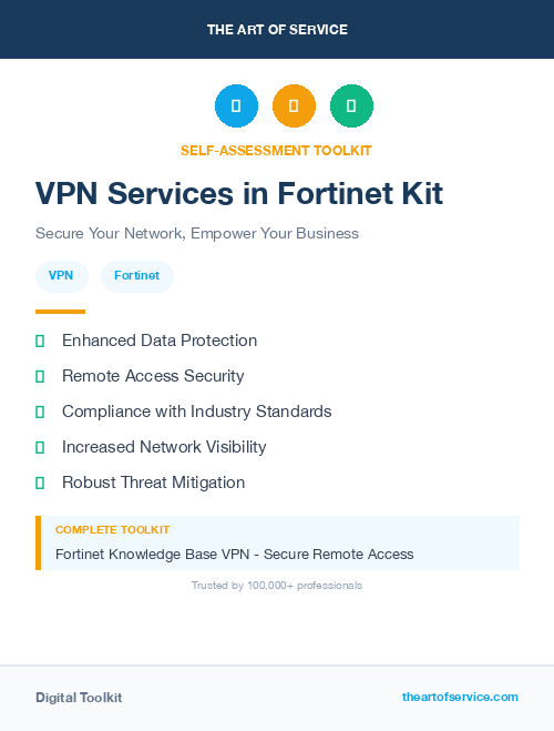 VPN Services in Fortinet Kit