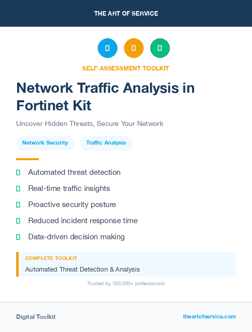 Network Traffic Analysis in Fortinet Kit