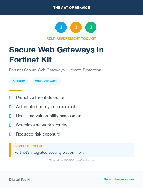 Secure Web Gateways in Fortinet Kit