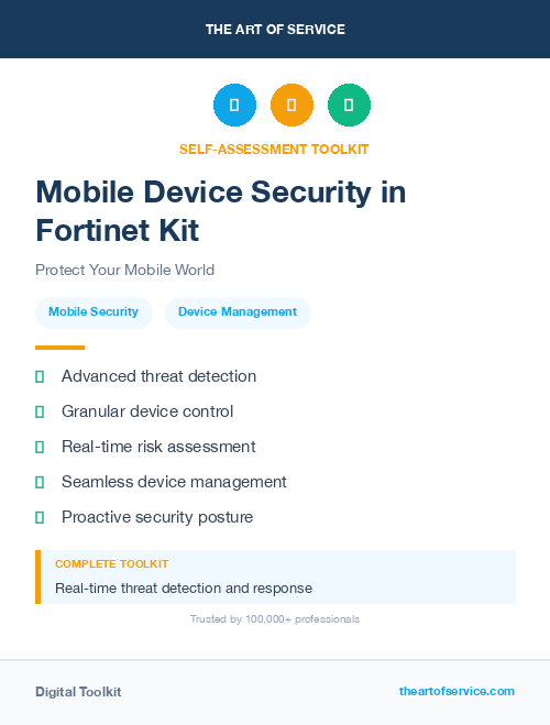 Mobile Device Security in Fortinet Kit