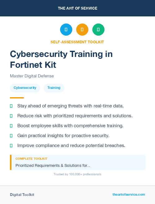 Cybersecurity Training in Fortinet Kit