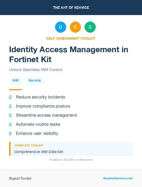 Identity Access Management in Fortinet Kit