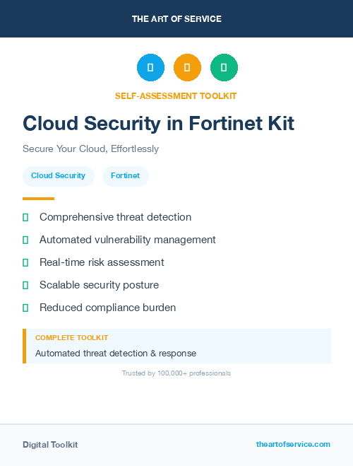 Cloud Security in Fortinet Kit