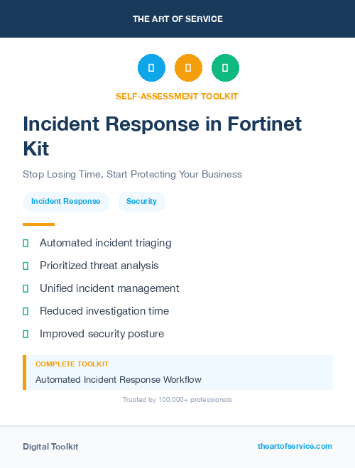 Incident Response in Fortinet Kit