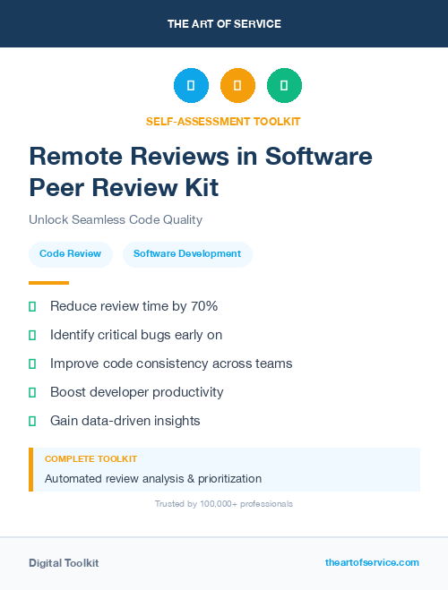 Remote Reviews in Software Peer Review Kit