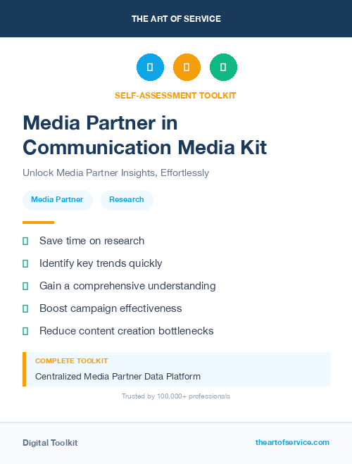 Media Partner in Communication Media Kit