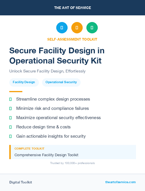Secure Facility Design in Operational Security Kit