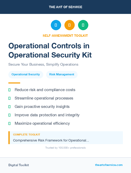 Operational Controls in Operational Security Kit