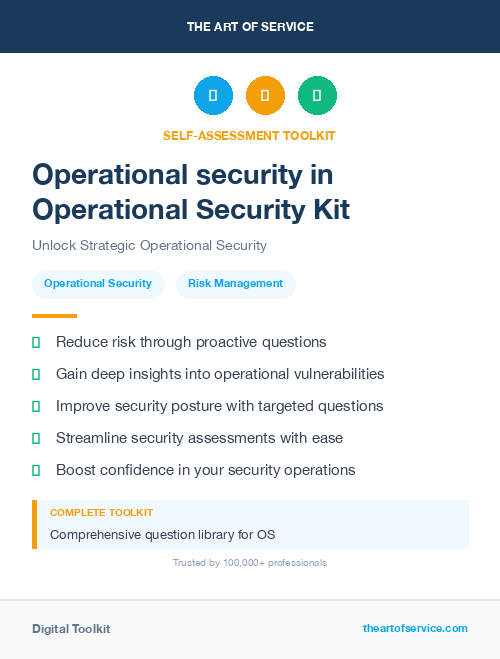 Operational security in Operational Security Kit