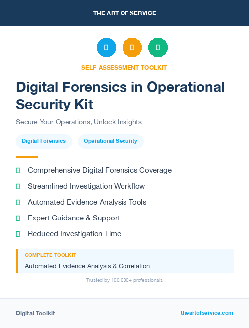Digital Forensics in Operational Security Kit