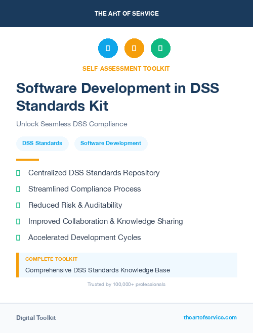 Software Development in DSS Standards Kit