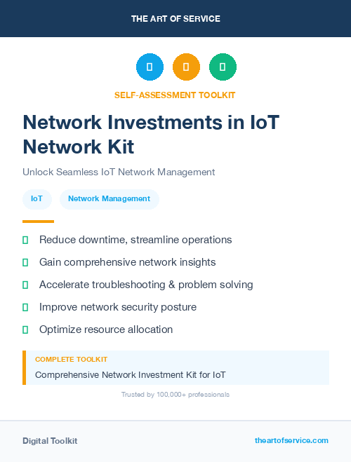 Network Investments in IoT Network Kit