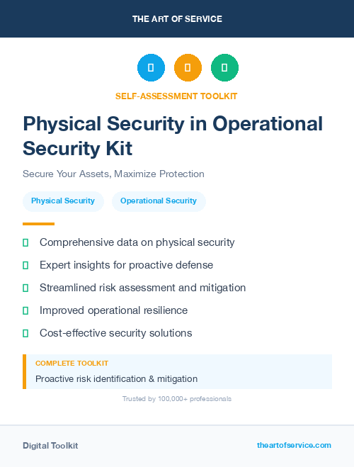 Physical Security in Operational Security Kit